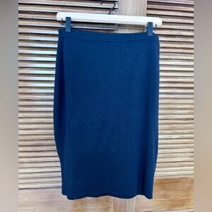 Eileen Fisher wool midi skirt